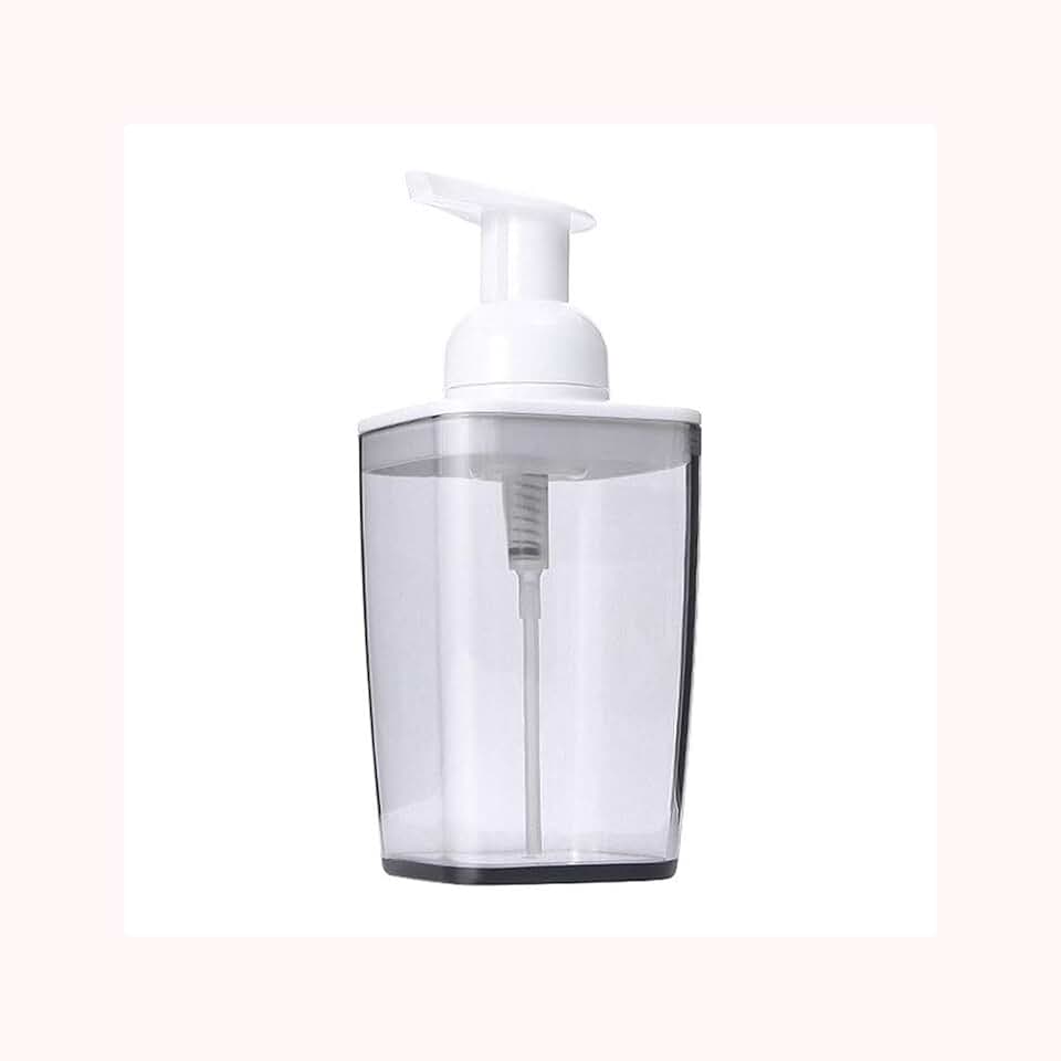 420ml Refillable Empty Foaming Pump Bottle Liquid Soap Lotion Shampoo Dispenser Pump Bottle Dispenser Bottles Pump Bottle(D)