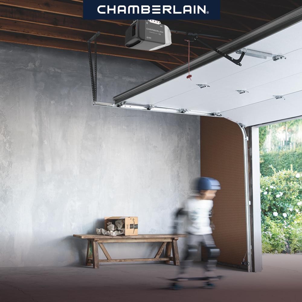 Chamberlain 1/2-HP Ultra-Quiet Smart Belt Drive Garage Door Opener Wi-fi Compatibility Battery Back-up