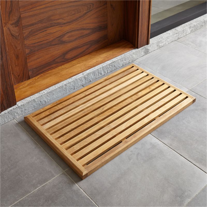 Teak Indoor/Outdoor Doormat 20