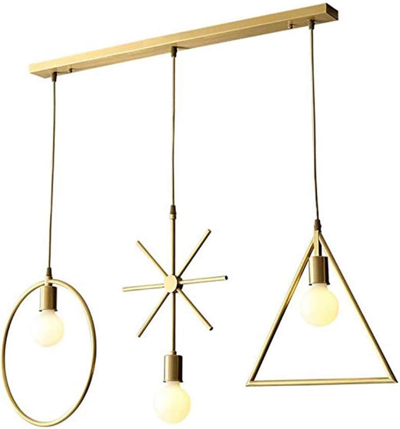 Simple Restaurant Chandelier - Bar E27*3 Creative Restaurant Living Room Chandelier