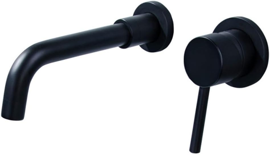 All Copper Into The Wall Faucet Hand Washing Basin Faucet Hidden Basin Faucet Hot and Cold