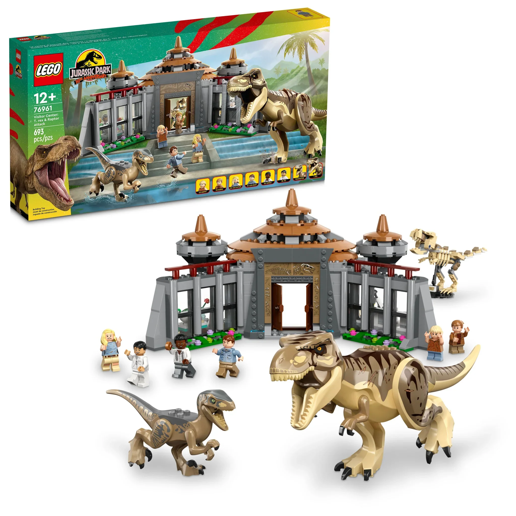 LEGO Jurassic World: Visitor Center - T. Rex & Raptor Attack