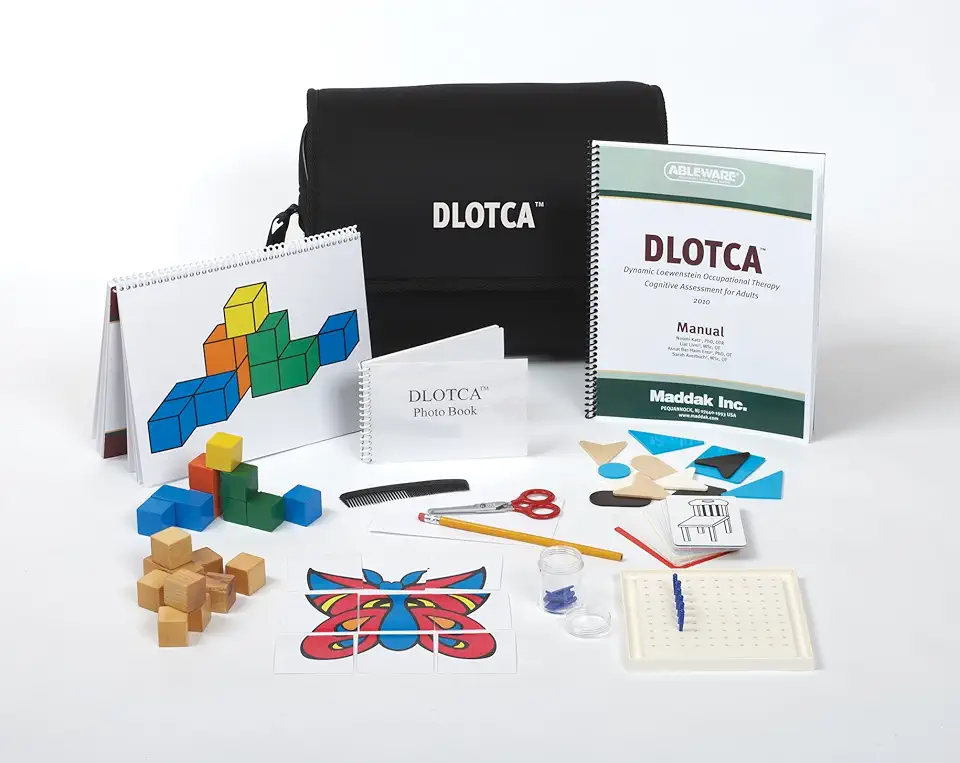 SP Ableware DLOTCA Battery - Standardized Cognitive Function Assessment Tool for Occupational Therapists (718262000)