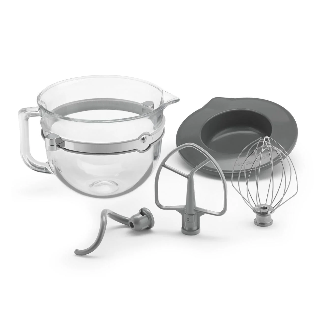 KitchenAid F-Series 6-Quart Glass Bowl Accessory Bundle, Clear, KSMF6GB