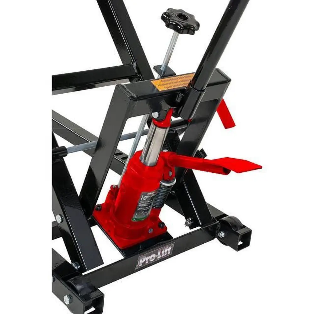 Pro-Lift T-5305 Lawn Mower Lift with Hydraulic Jack for Riding Tractors and Zero Turn Lawn Mowers – 500 Lbs Capacity