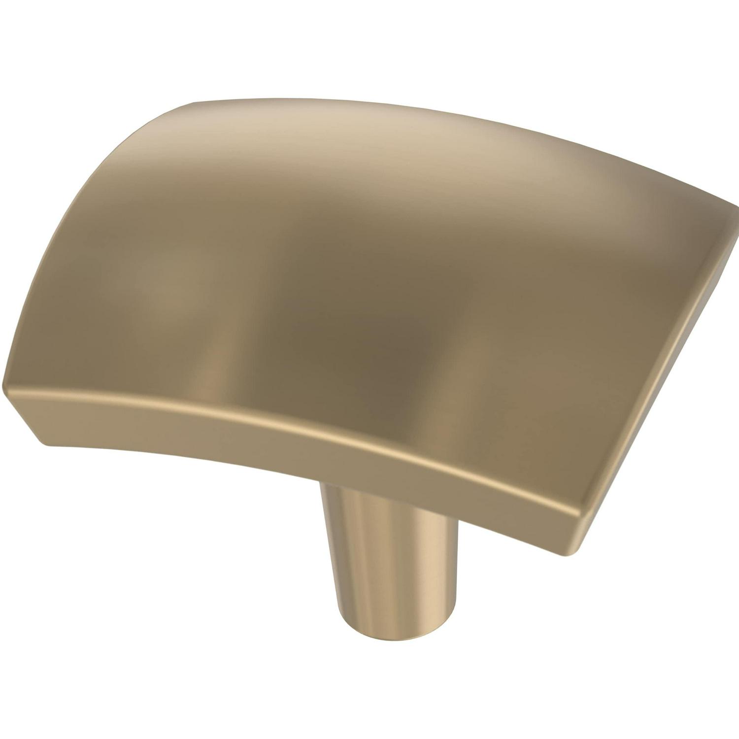 Brainerd Caroline 1-7/16-in Champagne Bronze Square Modern Cabinet Knob (24-Pack)