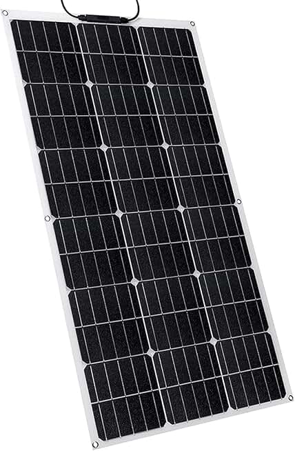 AIZYR Flexible Solar Panel Kit Complete 100W ETFE Panel Solar Generator Kit Energy Charger for Home Camping Car System Power