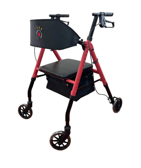 INNO | Deluxe Rollator with Easy Adjust Height and Handles with 300lbs. Weight Capacity | INRD6R