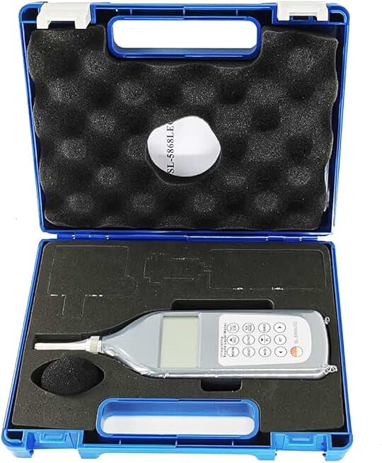 Integrating Sound Level Tester Integrating Noise Level Decibel Audio Meter Accumulated Percentile Sound Level Meter with Integration Statistics Function Range 25dB(A) to 130dB(A)