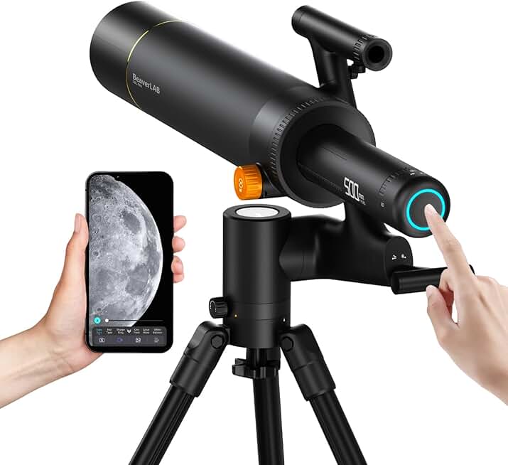 Telescope, 82AZ Portable Astronomy Refractor Telescope,Travel Smart Telescopes for Astronomy Enthusiasts/Beginners/Kids