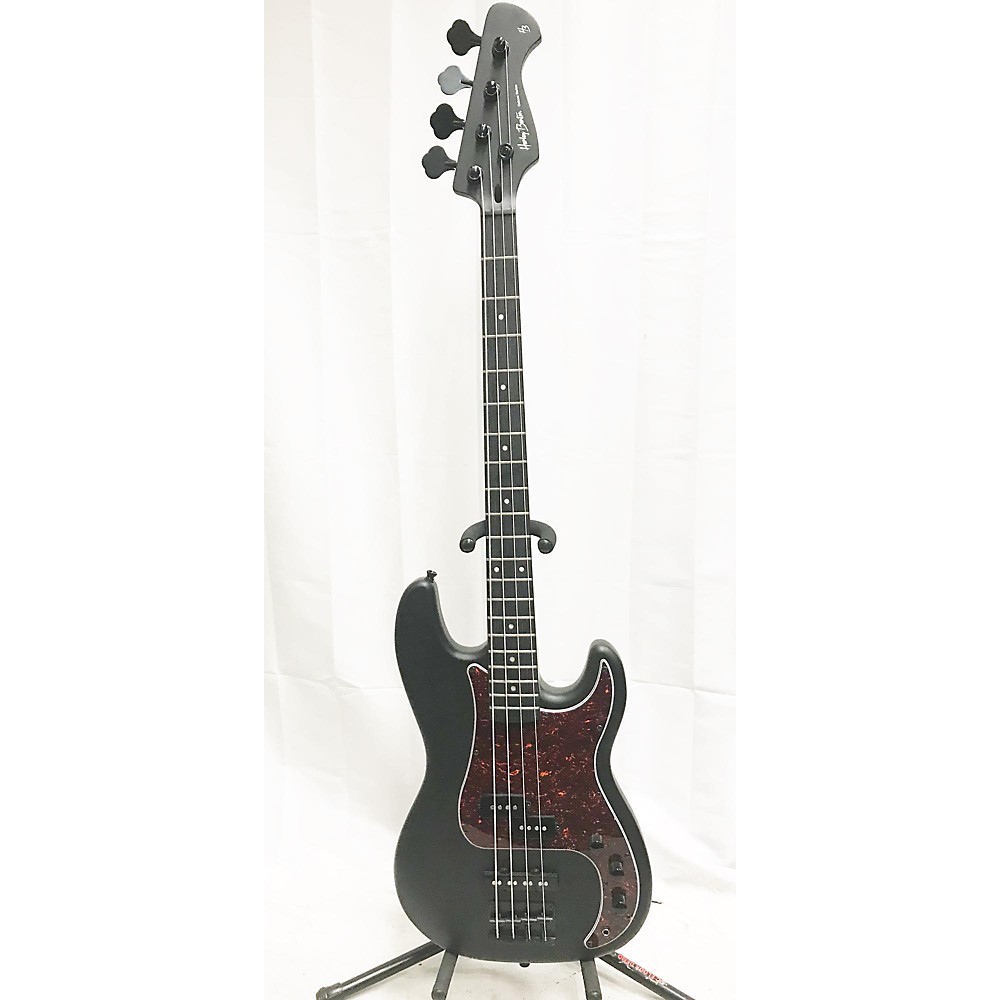 Used Used Harley Benton H3 Black Electric Bass Guitar