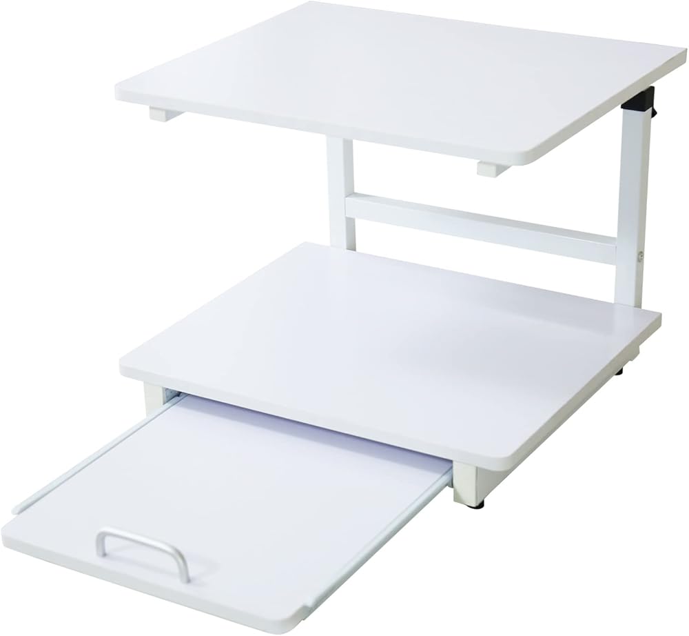 DORIS 16421 Storage, Kitchen Rack, Cooktop, Cupboard, Slide, Adjustable Height, White