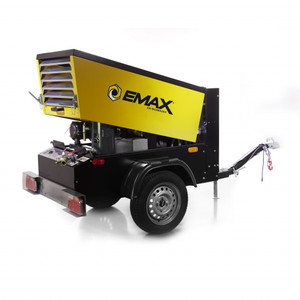 Emax EDS185TR 185 CFM Trailer Mounted Diesel Rotary Screw Air Compressor
