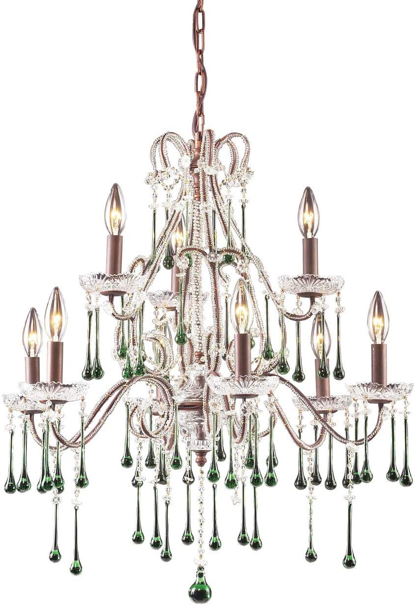 Elk Lighting 4013/6+3LM 9 Light Chandelier, 25
