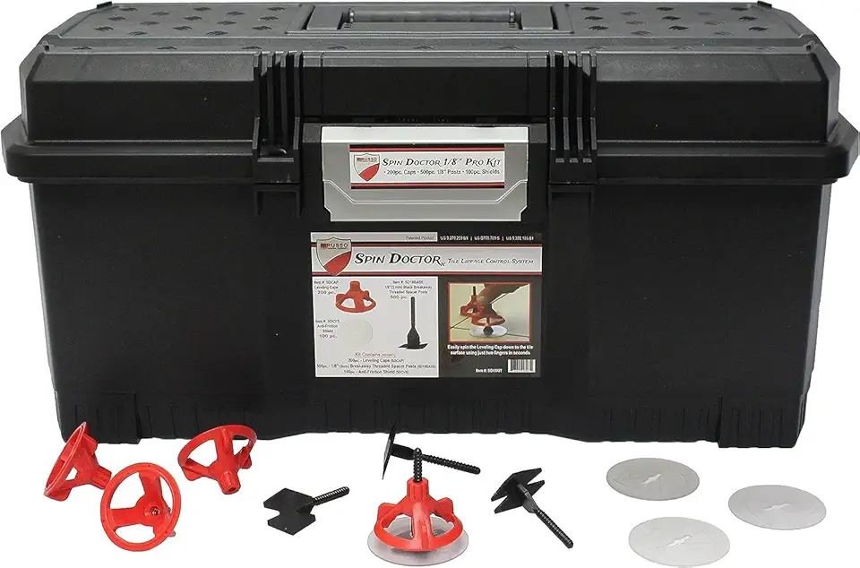 Spin Doctor Tile Leveling Pro Kit 1/8
