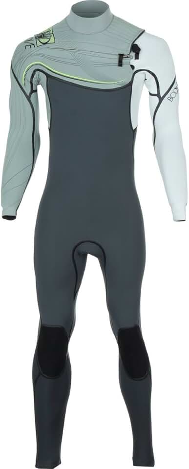 Body Glove Men's 3/2mm Prime Slant Zip Full Body Wetsuit, Medium/Large