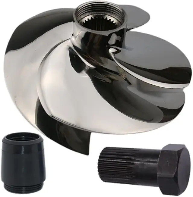 Boatman Jet Ski Impeller Replace Solas Fit Seadoo SX4-CD-11/16 RXP-X 300 GTR 230 GTX-230 4-Blade Polished 161MM Diameter