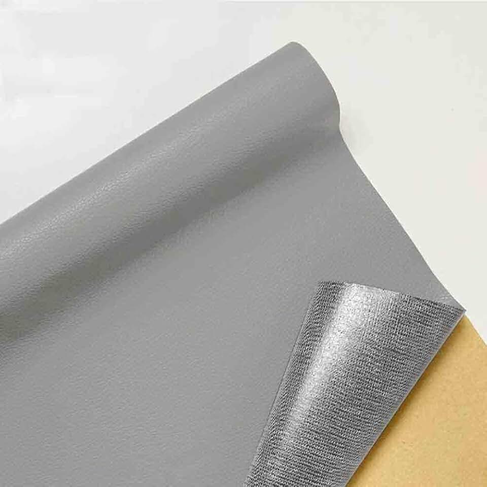 Leather Repair Tape Leather Repair Patch Self-Adhesive Leather Repair Kit for Car Seat Sofas Handbags Furniture (Dark Gray,218x52 inch)