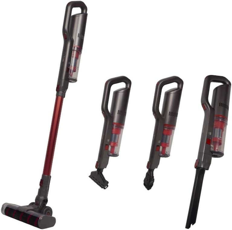 Cordless Vacuum Stick Handheld Vacuum Cleaner 4 in 1 Unique-Design 20000pa High Suction for Hard Floor Carpet Car Pet Hair,250W Brushless Motor Lightweight