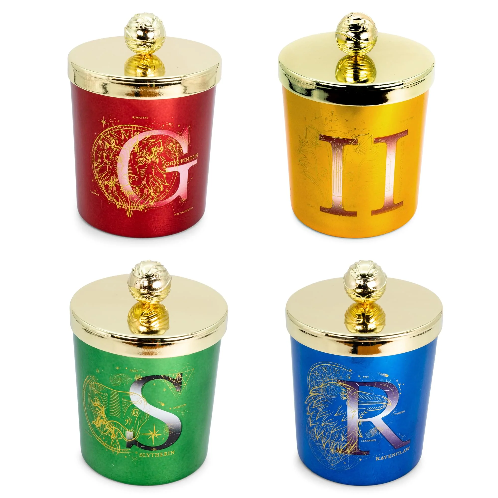 Harry Potter Hogwarts House 4-Piece Soy Candle Set