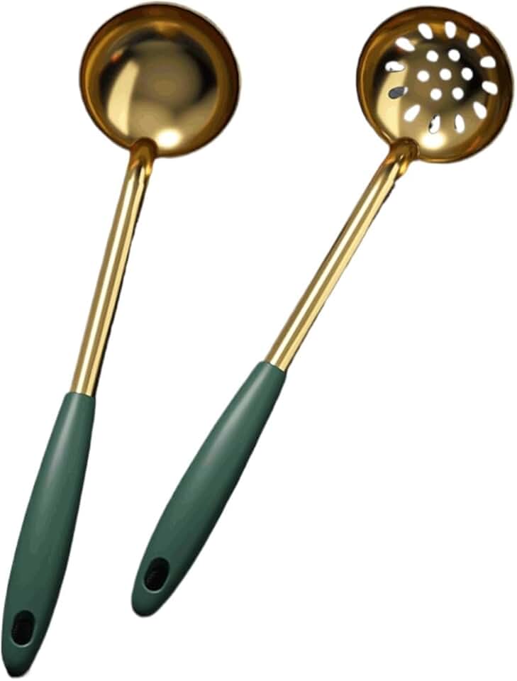 CSCDD Wok Spatula Shovel Spoon Cooking Kitchen Tools Wok Ladle Skimmer Spoon Cooking Tools Utensil Set