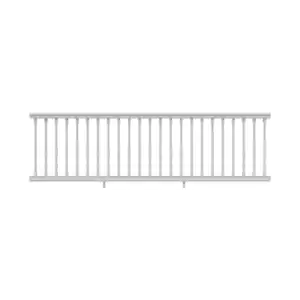 Barrette Outdoor Living Bella Premier Series 10 ft. x 36 in. White Vinyl Rail Kit with Colonial Balusters