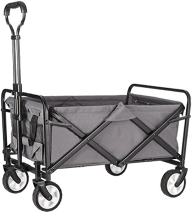 Portable Garden Carts Leisure Camping Wagon Beach Cart Folding Cart with Wheels Outdoor Shopping Carts Camping Fishing Trolley