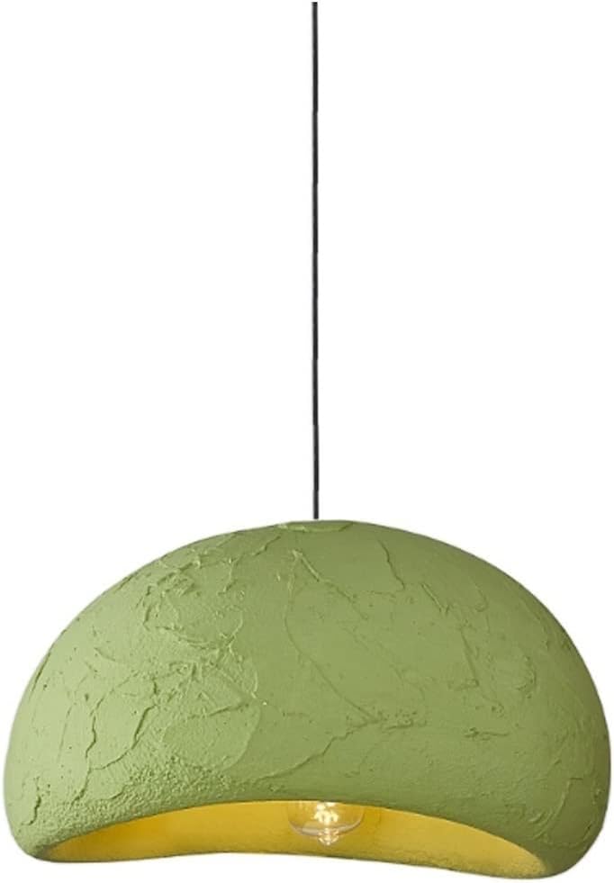 Resin Light Japanese Style Bird's Nest Schandeliers Adjustable E26/E27 Suspension Lamp Kitchen Island Bar Ceiling Hanging Lamp Fixture for Bedroom Living Dining Room Hall/a/19.6In