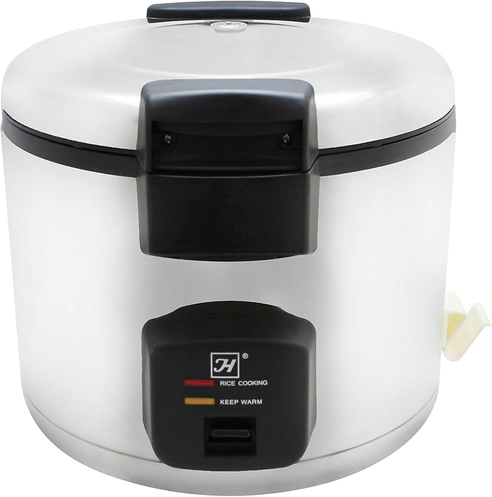 Thunder Group 33 cups rice cooker/warmer, stainless steel exterior, comes in each
