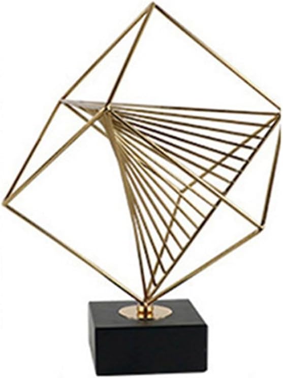 Metal Ornaments Hotel Club Living Room Craft Decoration TV Cabinet Desk Ornaments Entryway Wine Cooler Jewelry (Color : D, Size : 21 * 31cm)