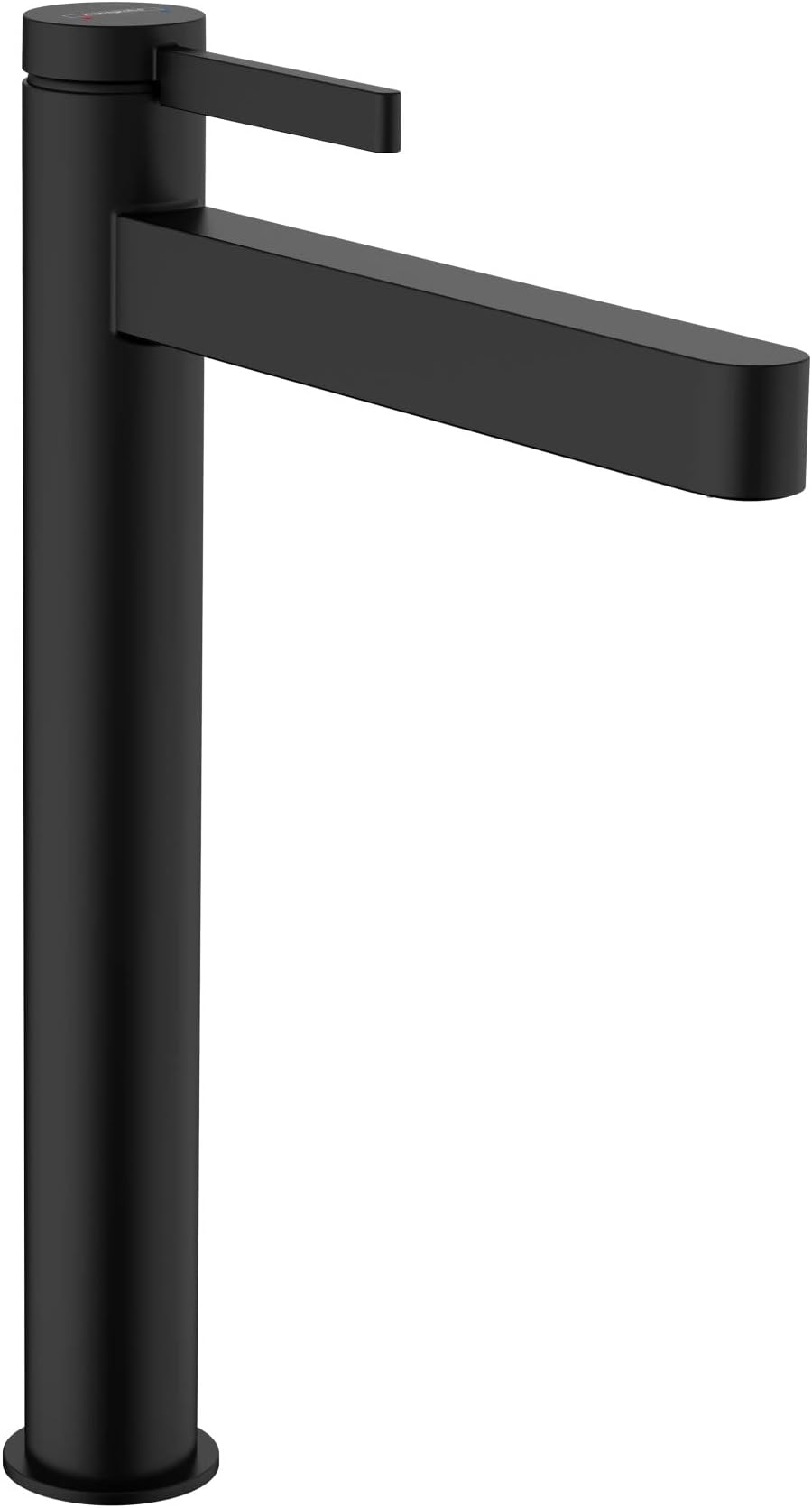 hansgrohe Finoris Modern 1-Handle 1-Hole 13-inch Tall Bathroom Sink Faucet in Matte Black, 76070671