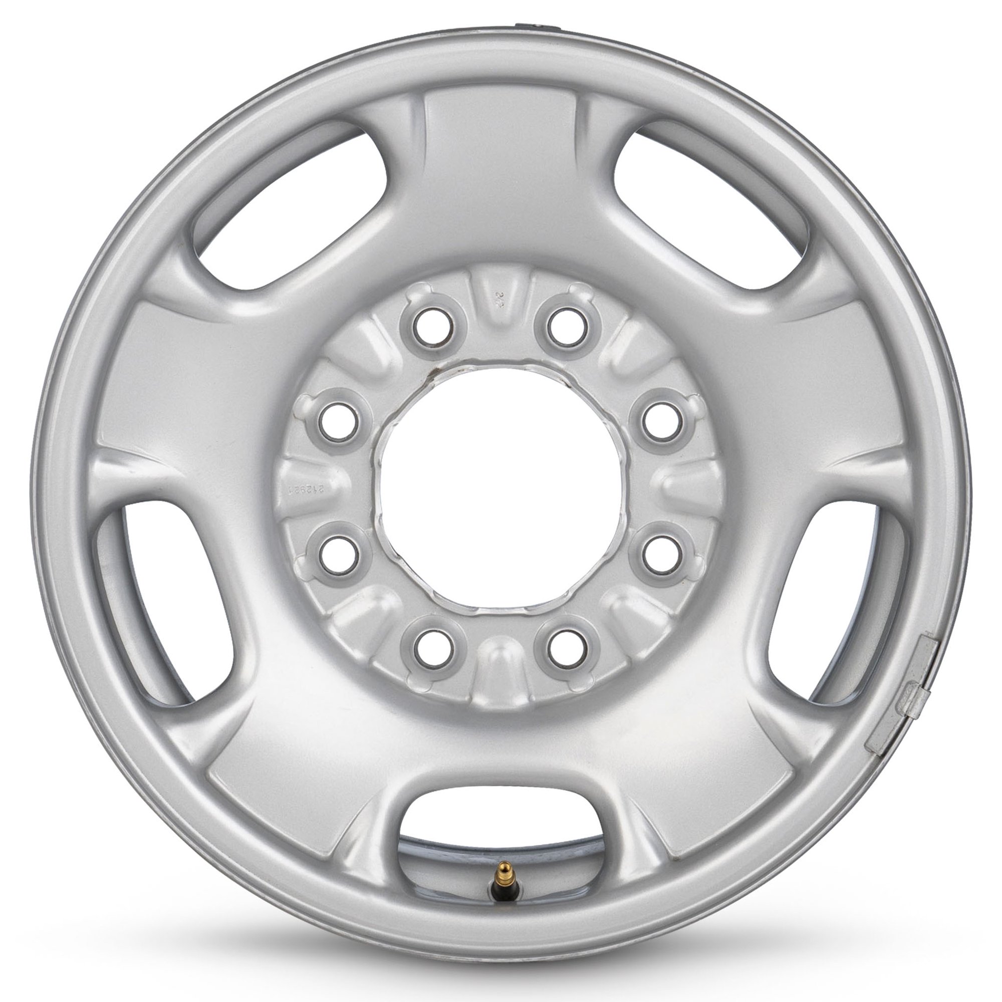 For 2011-2023 Chevrolet Silverado 2500 17 Inch Painted Silver Steel - New Take-Off Rim - Road Ready Car Wheel
