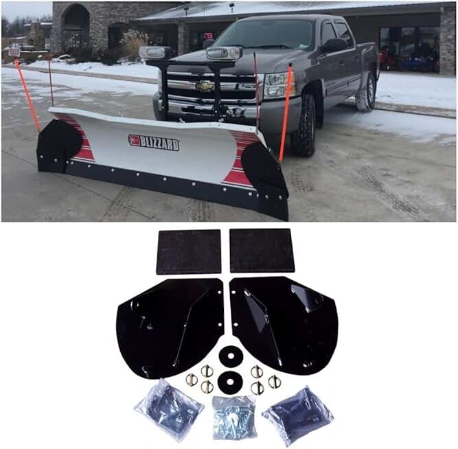 The ROP Shop Heavy Duty Snow PLOW PRO-Wing Blade Extensions for Boss Snowplow Blade Extenders