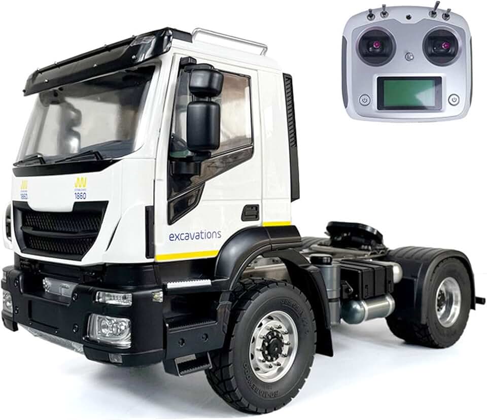 TOUCAN RC HOBBY 1/14 Remote Control Tractor Car 4x4 2-speed RC Truck Model Sound Light System