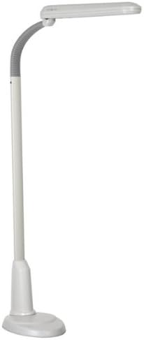 OttLite 24 Watt Craft Plus Floor Lamp Dove Grey
