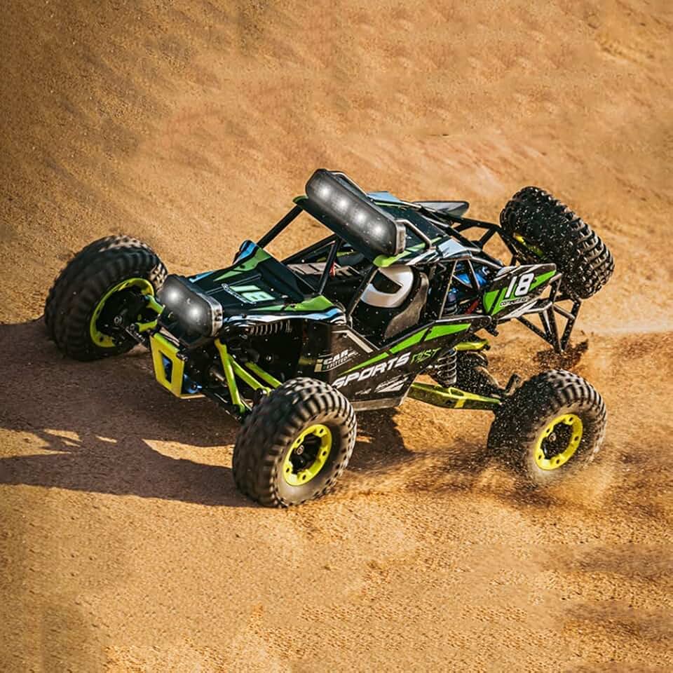 RC Cars Remote Control Car, 1:12 4WD High Speed 50+KM/H All Terrain Remote Control Monster Truck with Led Light, 2.4GHZ Electric Toy Vehicle Off Road RC Car for Boys Kids and Adult