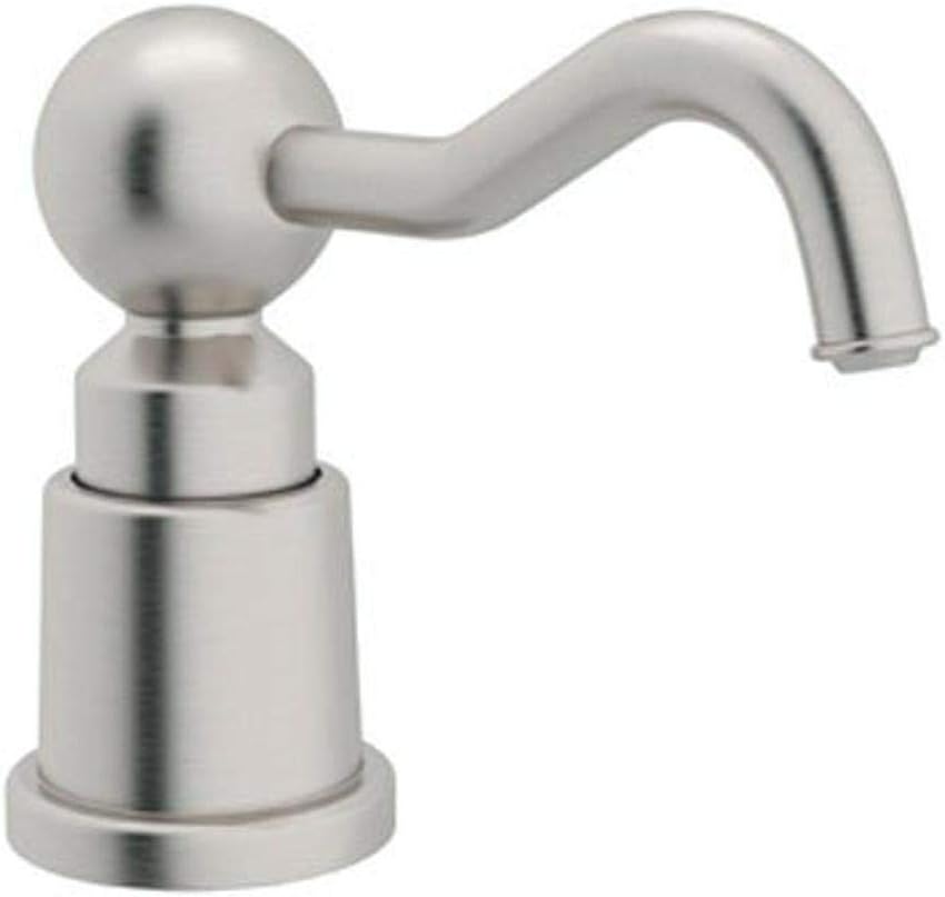 Rohl LS650CSTN Deck-Mounted Soap Dispenser, Satin Nickel