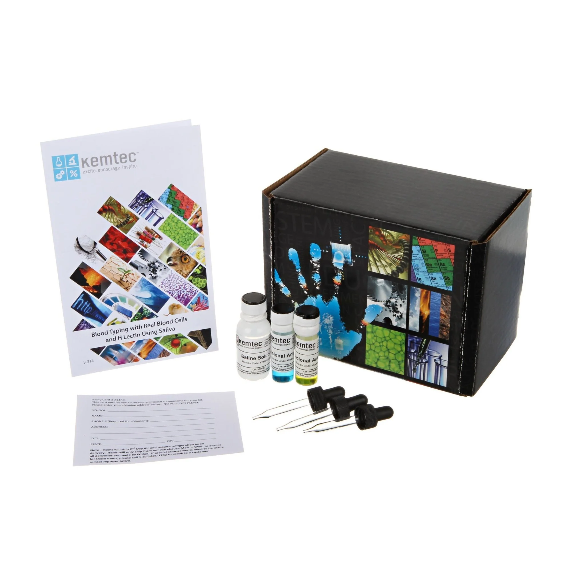Kemtec Science: Blood Typing Saliva
