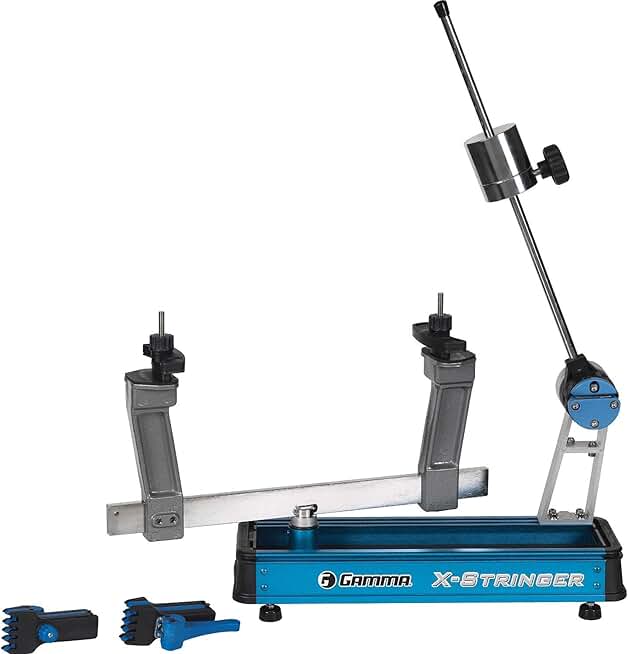 Gamma X-Stringer Tennis Racquet Stringing Machine: Tabletop Racket String Machine with Tools and Accessories - Tennis, Squash and Badminton Racket Stringer