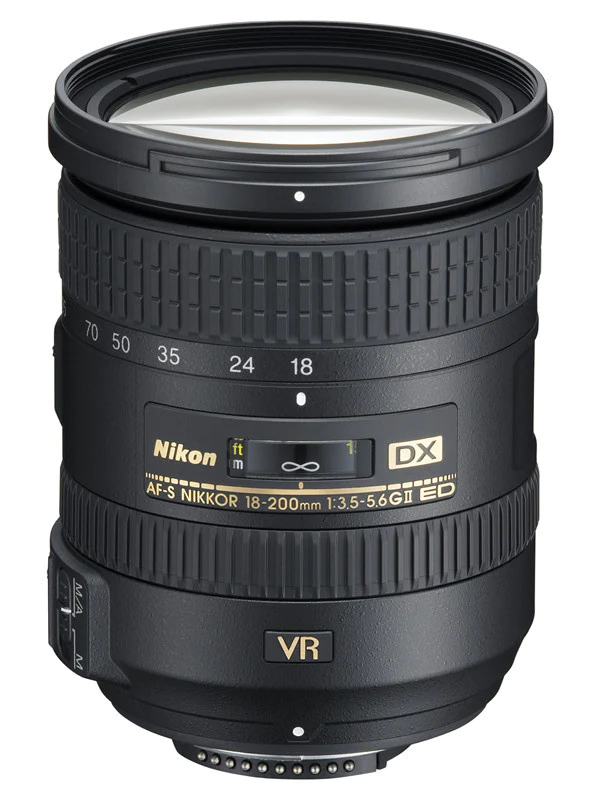 Nikon 18-200mm f/3.5-5.6G ED AF-S DX VR II Lens