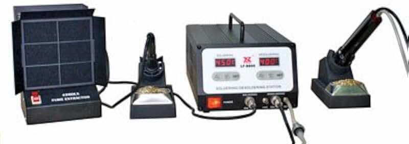 Xytronic LF-8800 Soldering/Desoldering Station with Password Lock and Fume Extractor, 100 Watt, 4.2