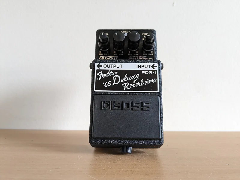 Boss FDR-1 FDR1 Fender '65 Deluxe Reverb Overdrive Guitar Pedal