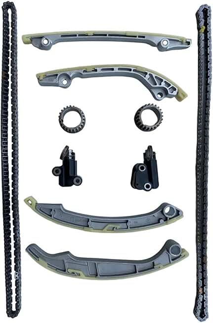 13024-7S010 13021-7S000 KB-37 VK56-VD Timing Chain Kit Compatible with Nissan Armada Pathfinder Compatible with Titan Patrol Compatible with Infiniti QX56 5.6L