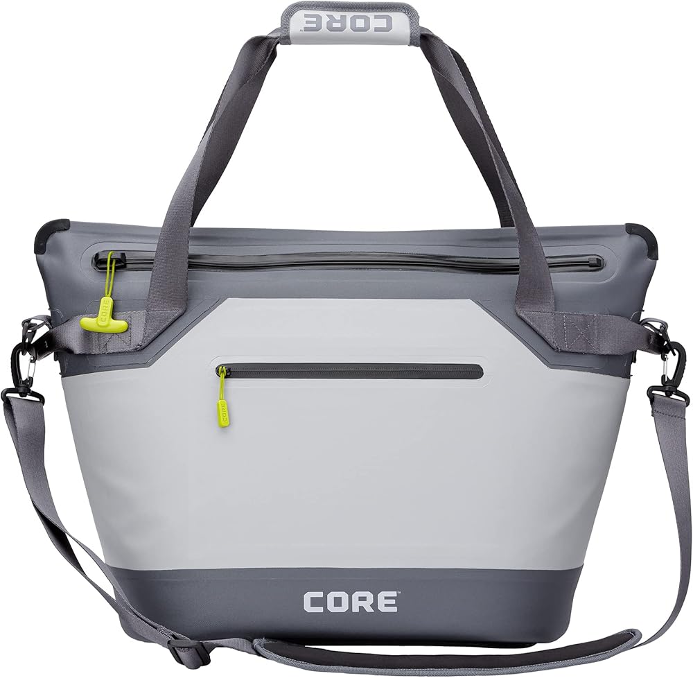 CORE Insulated Leak Proof Soft Coolers for Camping, Outdoor, Lunch, Travel, Picnic, Beach Accessories / 12 Can / 20 Can / 30 Can / 36 Can Small & Large Portable Cooler Tote Bags