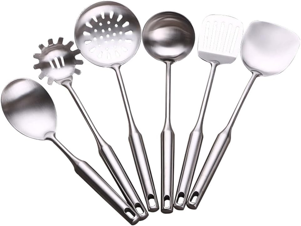 Spatula Spoon Kitchen Utensils Stainless Steel Spatula And Ladle Cooking Tool Soup Ladle Spoon Spatula