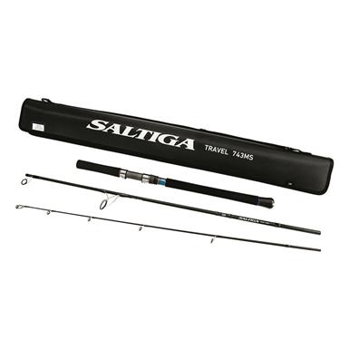 Daiwa Saltiga Salwater Travel 3-Piece Casting Rod, 7'4