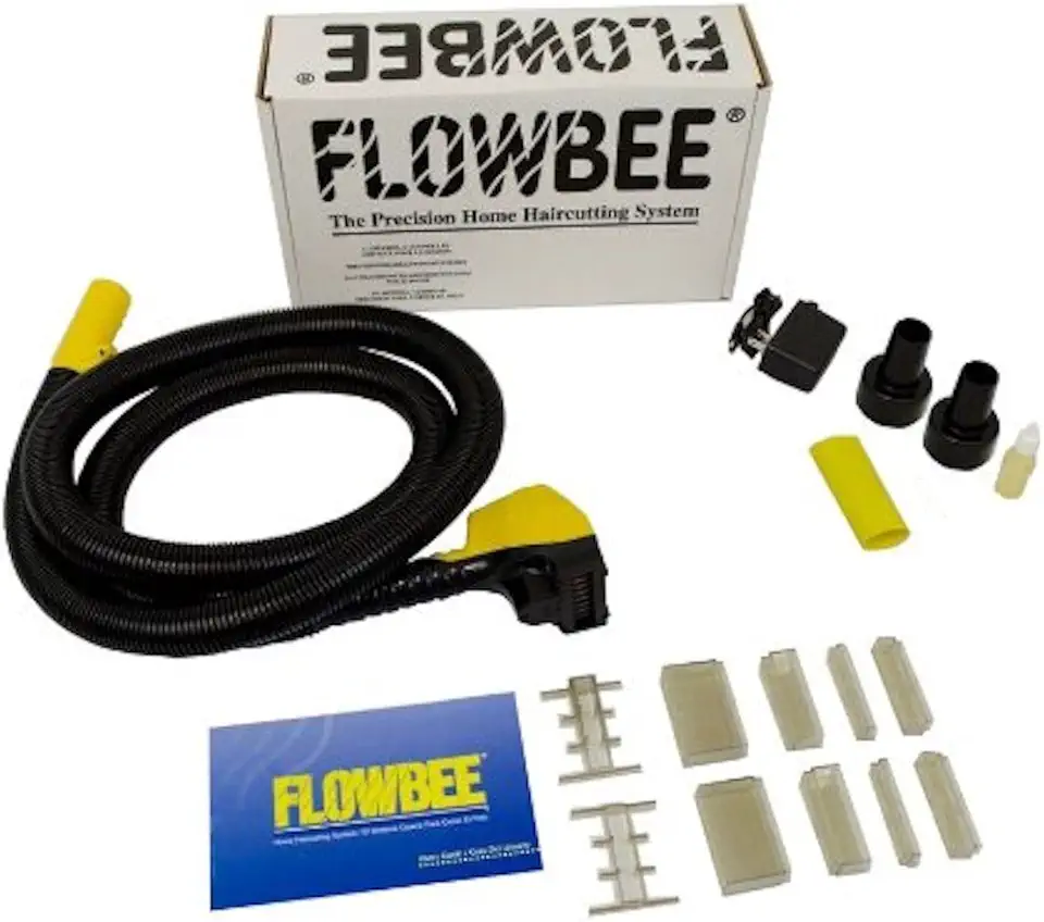 FLOWBEE Home Haircutting System with 1 Extra Plastic Vacuum Adapter | Self Haircut Hair Trimmer to Cut Your own Hair at Home | Flowbee Hair Cutting Machine | Mini Vac Sold Separately