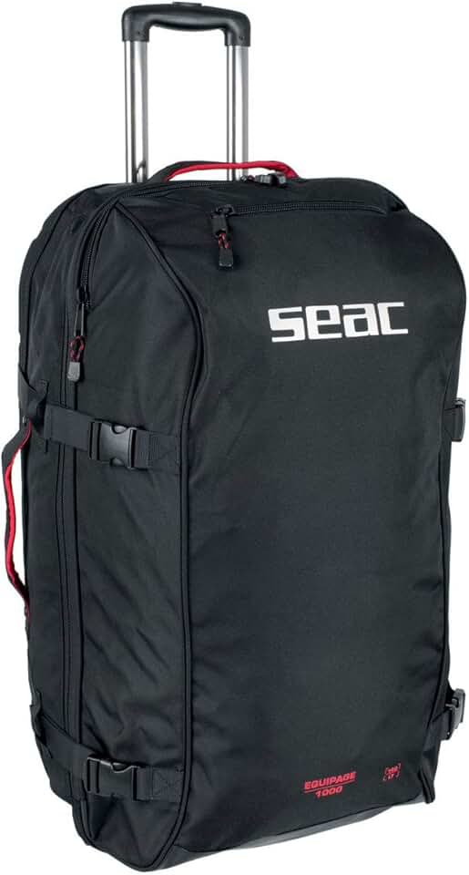 SEAC Equipage 1000, Roller Backpack Bag for Scuba Diving Equipment, 140 lt, 30