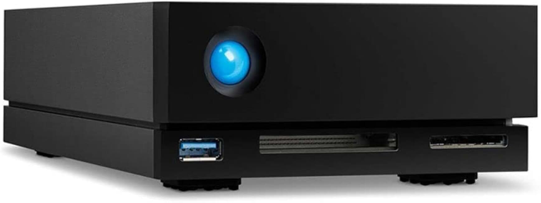 LaCie 1big Dock 16TB External Hard Drive HDD Docking Station – Thunderbolt 3 USB 3.1 USB 3.0 7200 RPM Enterprise Class Drives, for Mac and PC Desktop, Data Recovery (STHS16000800)