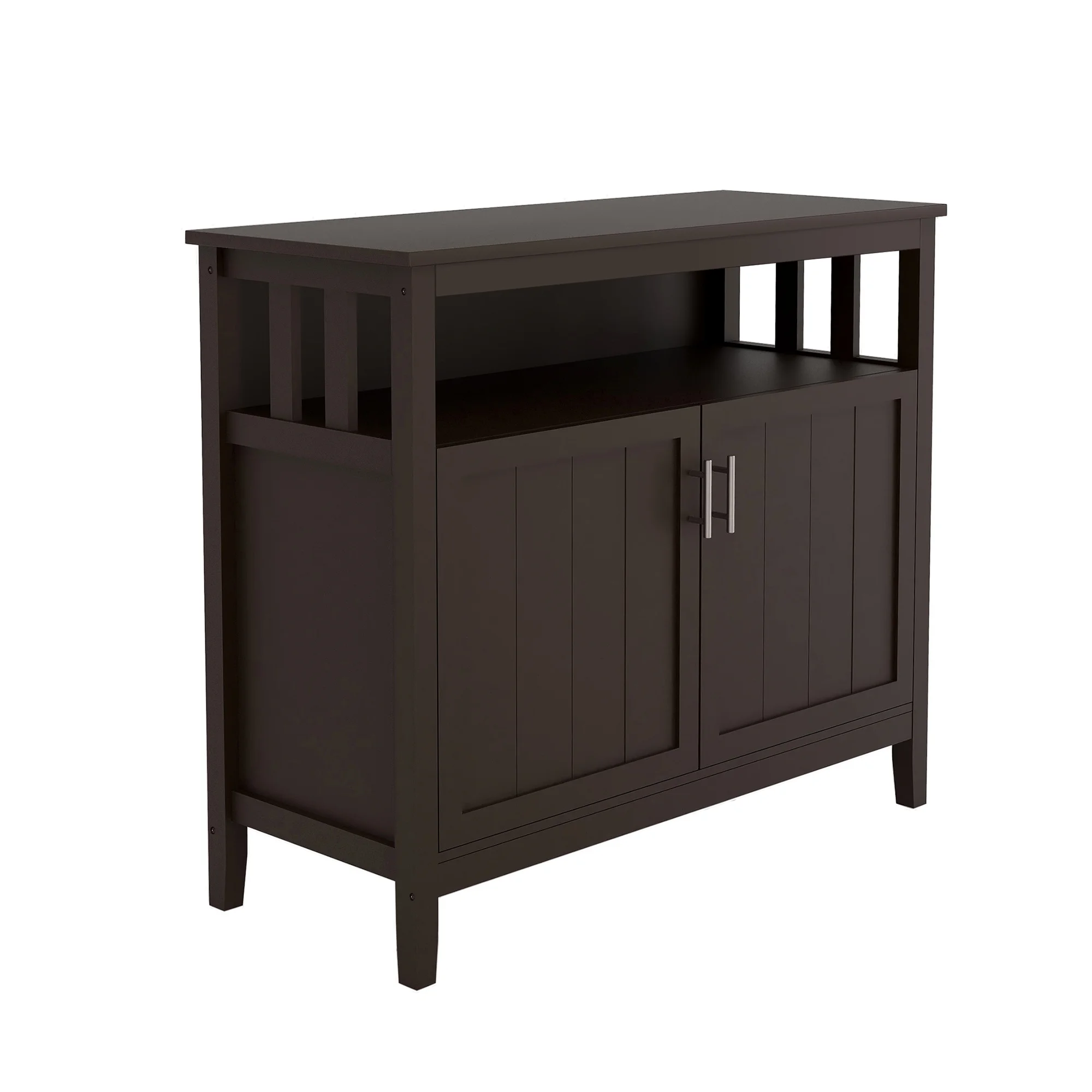 Clearance! Kitchen Storage Sideboard And Buffet Server Cabinet-Brown Color